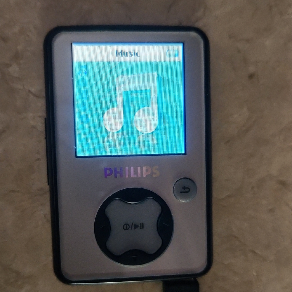 Philips Black and Silver MP3 Player